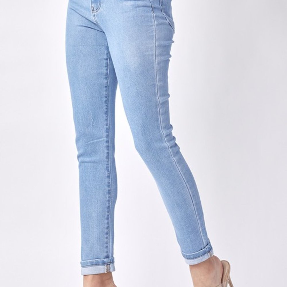 Risen High Rise Clean Skinny